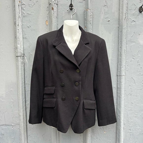 Donna Karen Vintage Wool Blazer, size 10 - Picture 5 of 10